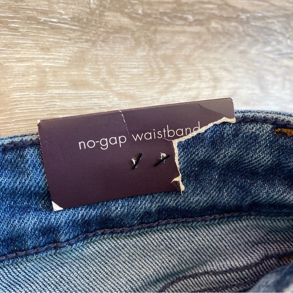 NWT Ava & Viv Jean shorts size 24W stretch midi Button fly denim plus size - Picture 4 of 6